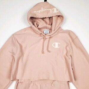 Champion Reverse Weave Mix Match Hoodie XL and Pants M Pink